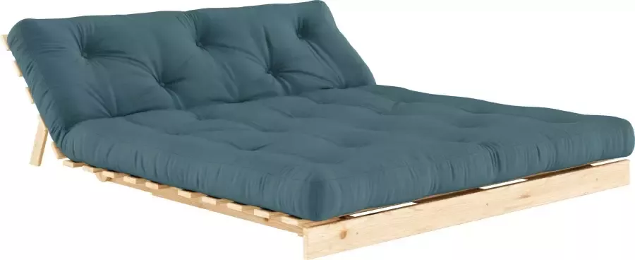 Karup Slaapbank Roots 160 slaapbank logeerbed bank met futonmatras Incl. futonmatras ligoppervlak 160x200 cm FSC gecertificeerd dennenhout (2 stuks) - Foto 6