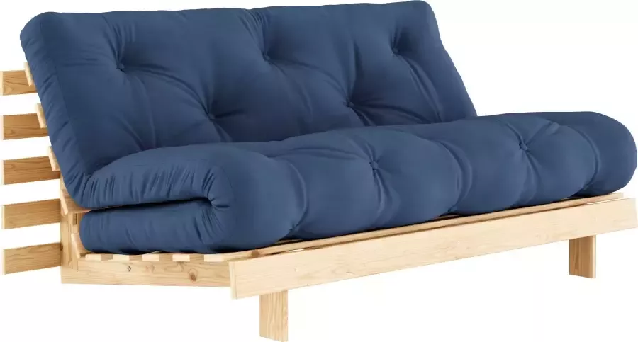 Karup Slaapbank Roots 160 slaapbank logeerbed bank met futonmatras Incl. futonmatras ligoppervlak 160x200 cm FSC gecertificeerd dennenhout (2 stuks) - Foto 5