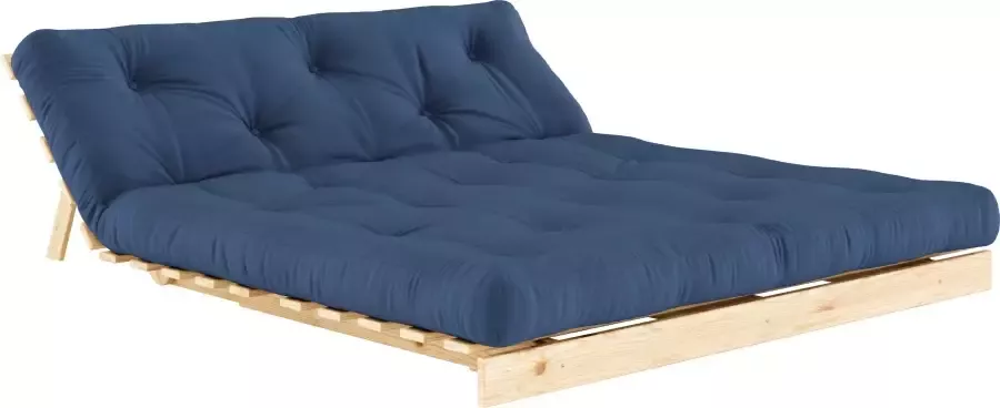 Karup Slaapbank Roots 160 slaapbank logeerbed bank met futonmatras Incl. futonmatras ligoppervlak 160x200 cm FSC gecertificeerd dennenhout (2 stuks) - Foto 6