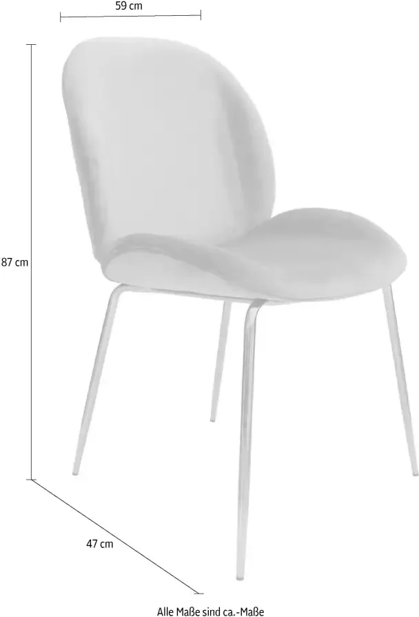 Home24 Gestoffeerde stoelen Charlize I(2 stuk ) Kayoom - Foto 2