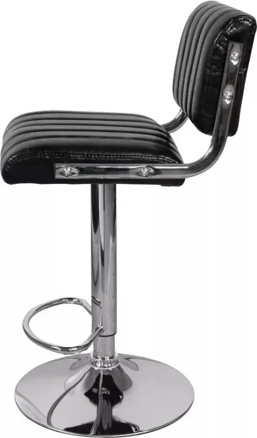 Kayoom Kinderstoel Barkruk Midnight 725 2-delige set in leerlook barkruk onderhoudsvriendelijk in hoogte verstelbaar comfortabel draaibaar (set 2 stuks) - Foto 8