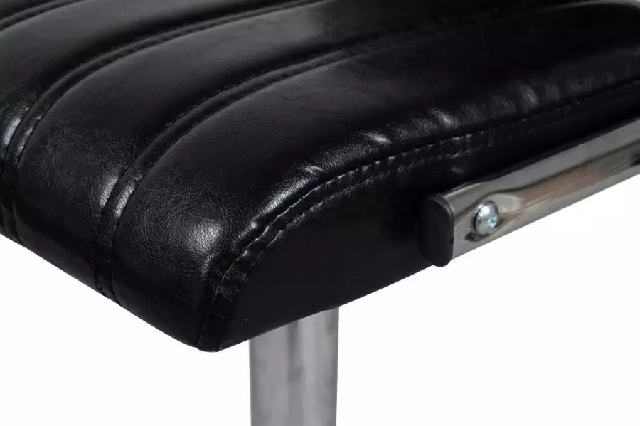 Kayoom Kinderstoel Barkruk Midnight 725 2-delige set in leerlook barkruk onderhoudsvriendelijk in hoogte verstelbaar comfortabel draaibaar (set 2 stuks) - Foto 6