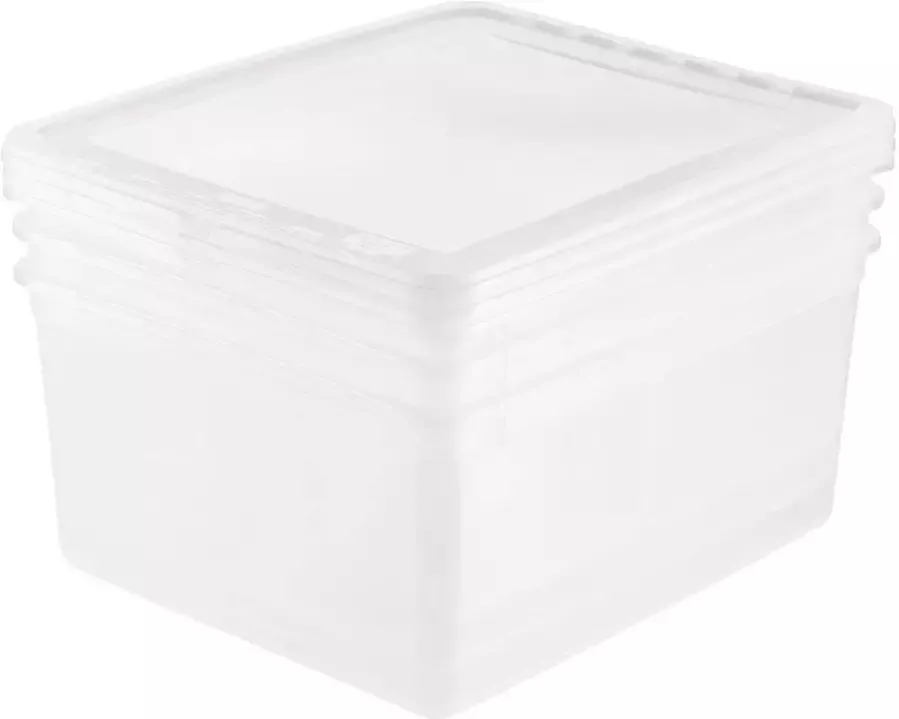 Keeeper Opbergbox Bea met air control-systeem 3x1 7 l 2x5 6 l 3x18 l (set 8 stuks) - Foto 4