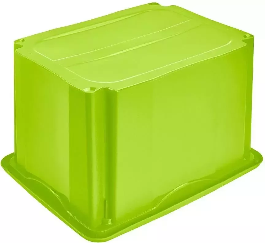 Keeeper Stapelbox Emil 30 l met deksel hoogwaardige kunststof (set 2 stuks) - Foto 2