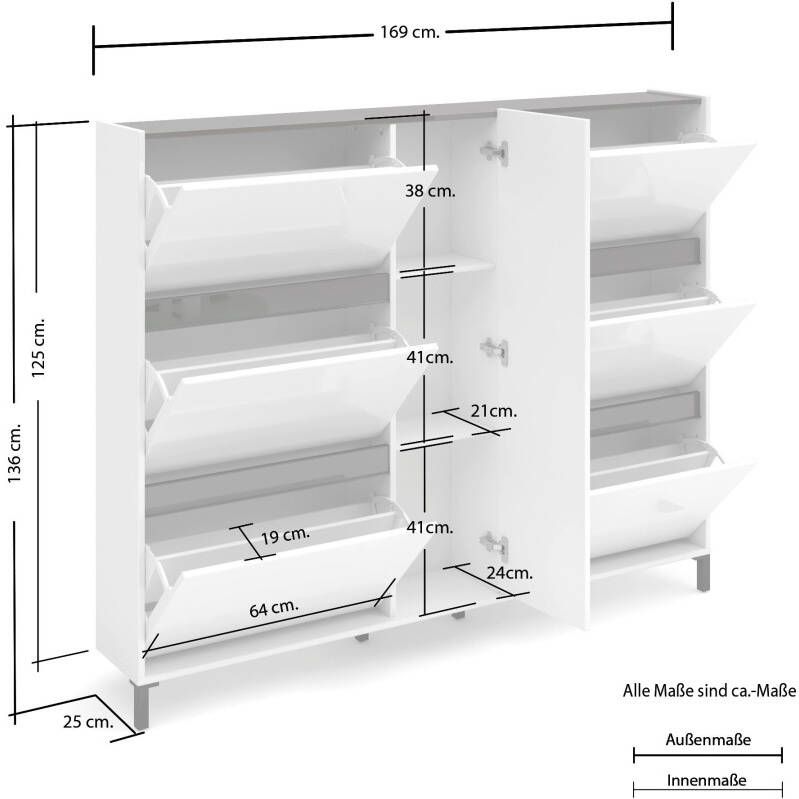 INOSIGN Schoenenkast Easy (1 stuk) - Foto 4