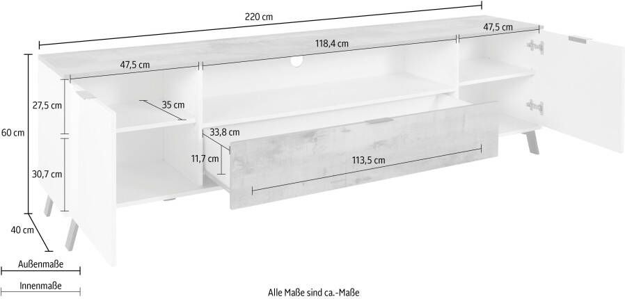 INOSIGN Tv-meubel CASANOVA TV-meubel TV-kast - Foto 9