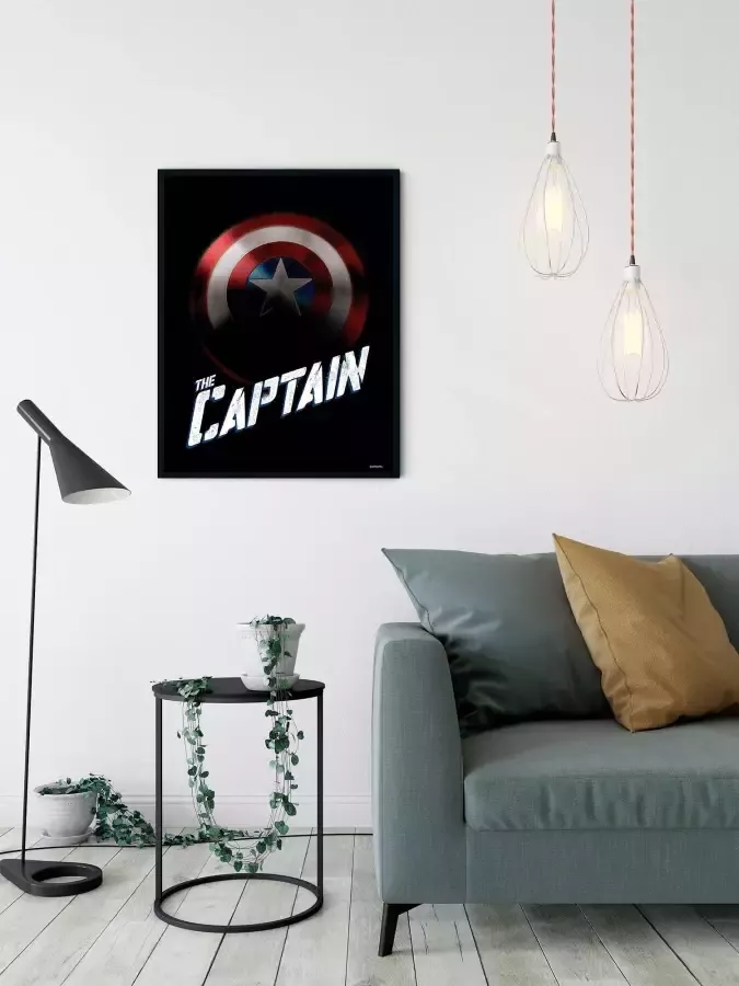 Komar Artprint Avengers The Captain Kinderkamer slaapkamer woonkamer - Foto 3