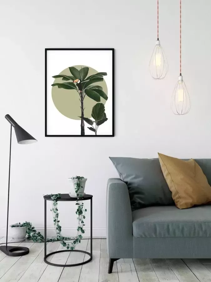 Komar Artprint Botanical Garden Palmtree Kinderkamer slaapkamer woonkamer (1 stuk) - Foto 4