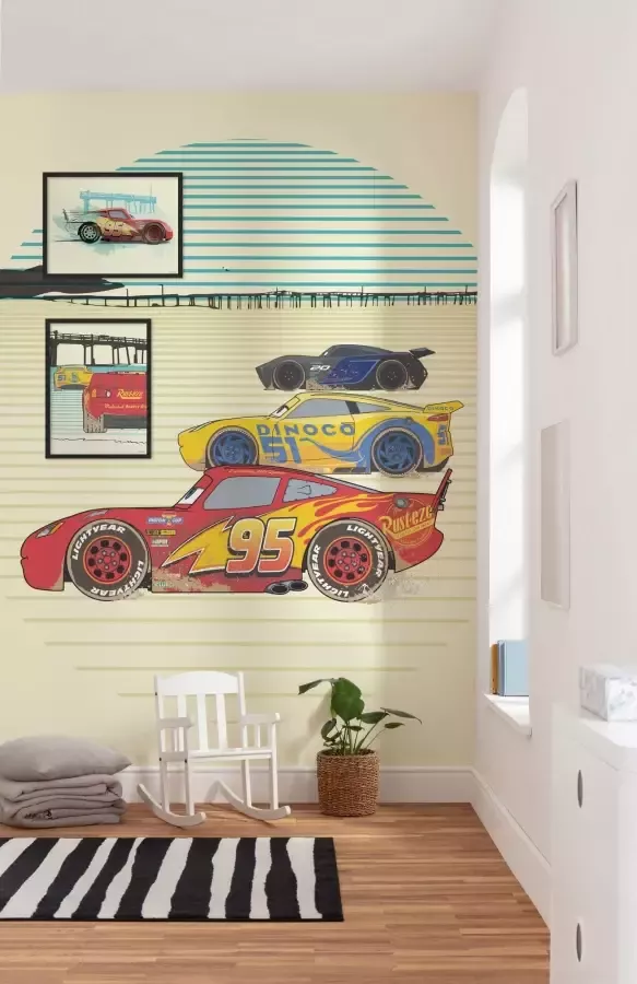Komar Wanddecoratie Cars Strengthen Together Wanddecoratie voor de kinderkamer zonder lijst (1 stuk) - Foto 3