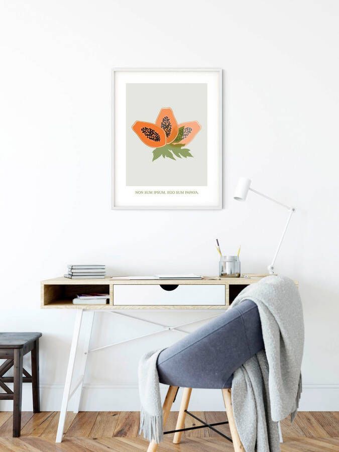 Komar Artprint Cultivated Papaya Kinderkamer slaapkamer woonkamer (1 stuk) - Foto 4