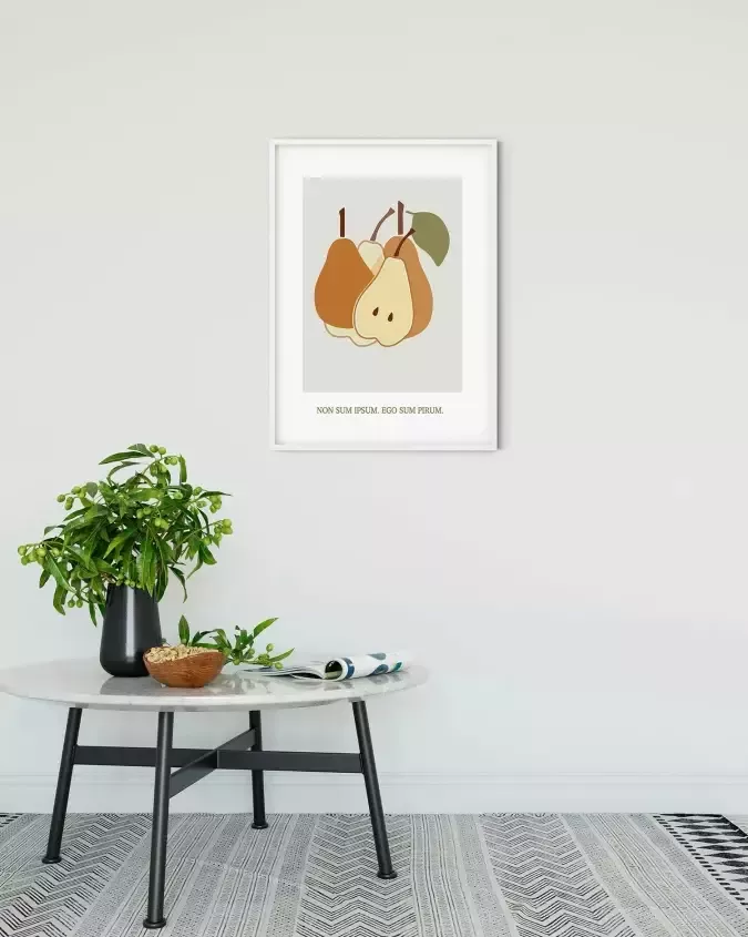 Komar Artprint Cultivated Pears Kinderkamer slaapkamer woonkamer (1 stuk) - Foto 4