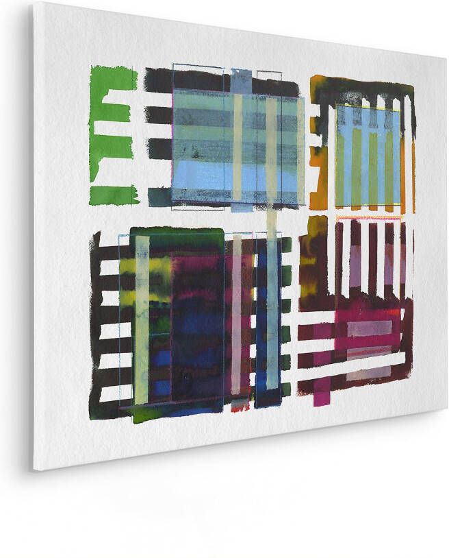 Komar Artprint op linnen Grids & Stripes 60x90 cm (breedte x hoogte) artprint op spieraam (1 stuk) - Foto 4