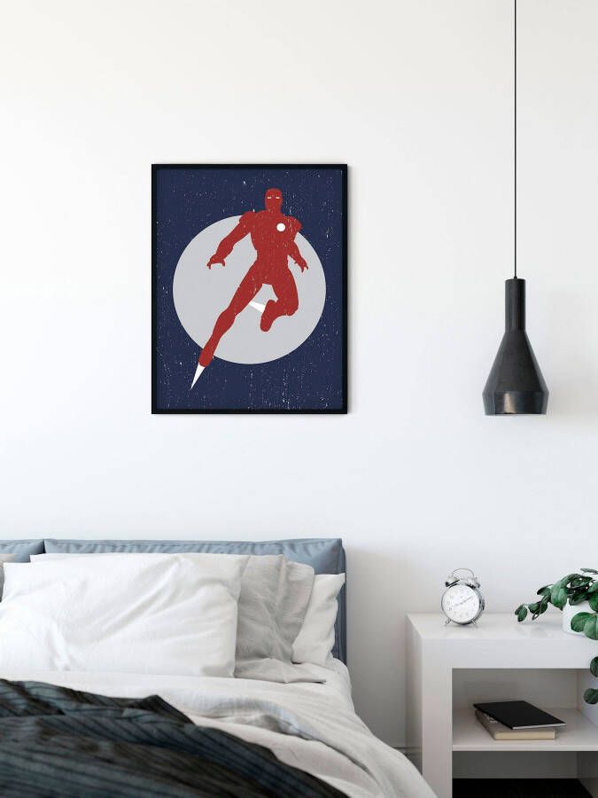 Komar Artprint Iron Man Fly Kinderkamer slaapkamer woonkamer (1 stuk) - Foto 4