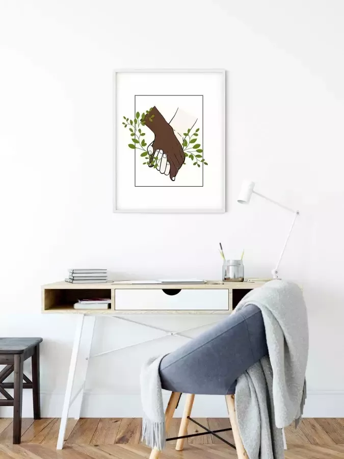 Komar Artprint Loving people Kinderkamer slaapkamer woonkamer (1 stuk) - Foto 4