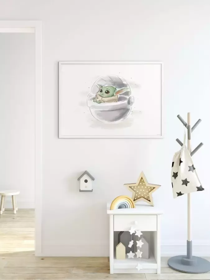 Komar Artprint Mandalorian The Child Sweet Color 40 x 30 cm (breedte x hoogte) 1 deel (1 stuk)