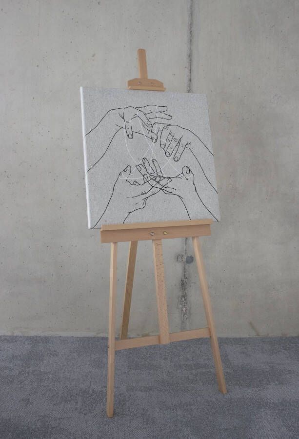 Komar Artprint op linnen Puppet Show 60x60 cm (breedte x hoogte) artprint op spieraam (1 stuk) - Foto 4