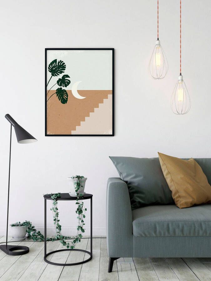 Komar Artprint Silence Crescent Moon Kinderkamer slaapkamer woonkamer (1 stuk) - Foto 4