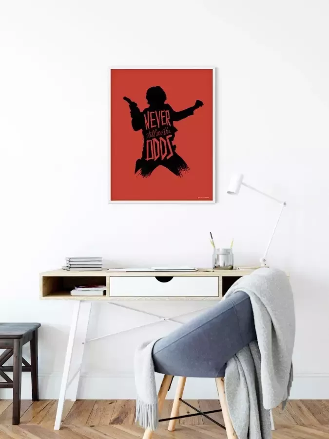 Komar Artprint Star Wars Silhouette Quotes Han Solo - Foto 2