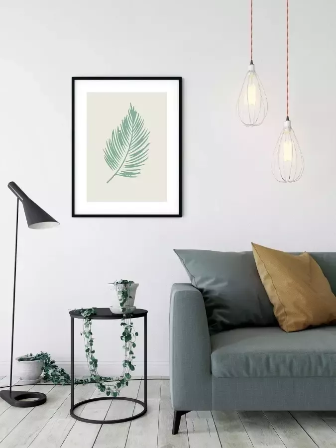 Komar Artprint Winter Tropics Black Panther Palm Leaf (1 stuk) - Foto 4