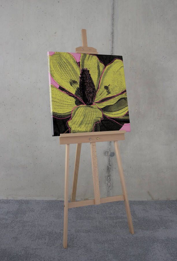 Komar Artprint op linnen Yellow Fusion 60x60 cm (breedte x hoogte) artprint op spieraam (1 stuk) - Foto 3