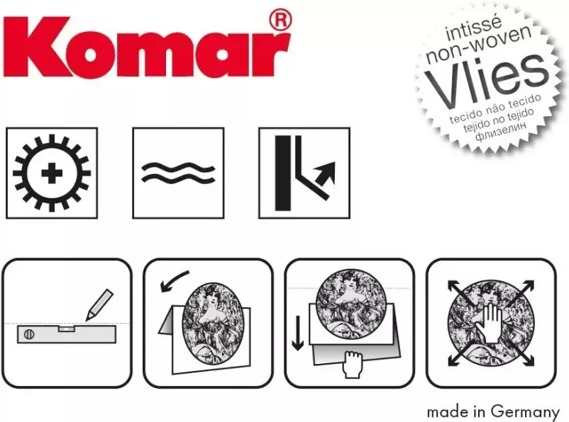 Komar Fotobehang Zelfklevend vlies Adorn Afmeting 125 x 125 cm (1 stuk) - Foto 4