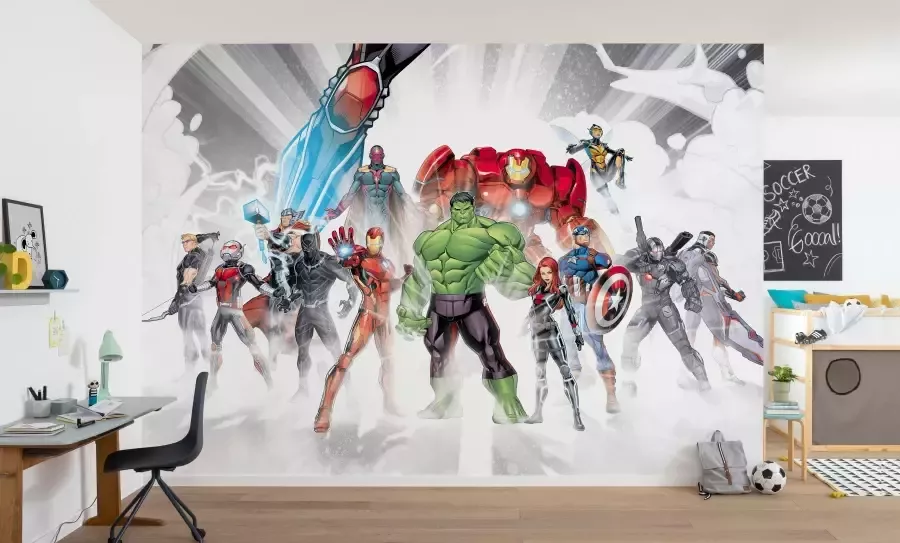 Komar Fotobehang Avengers Unite 368x254 cm (breedte x hoogte) inclusief pasta (1 stuk) - Foto 5