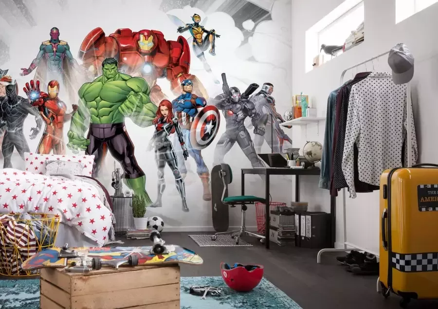 Komar Vliesbehang Avengers Unite 500x280 cm (breedte x hoogte) - Foto 2