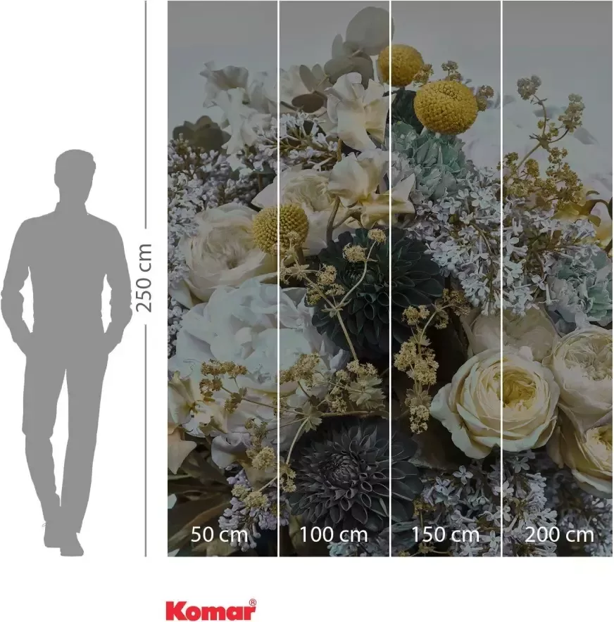 Komar Vliesbehang Gentle Bloom 200 x 250 cm (breedte x hoogte) (1 stuk) - Foto 1
