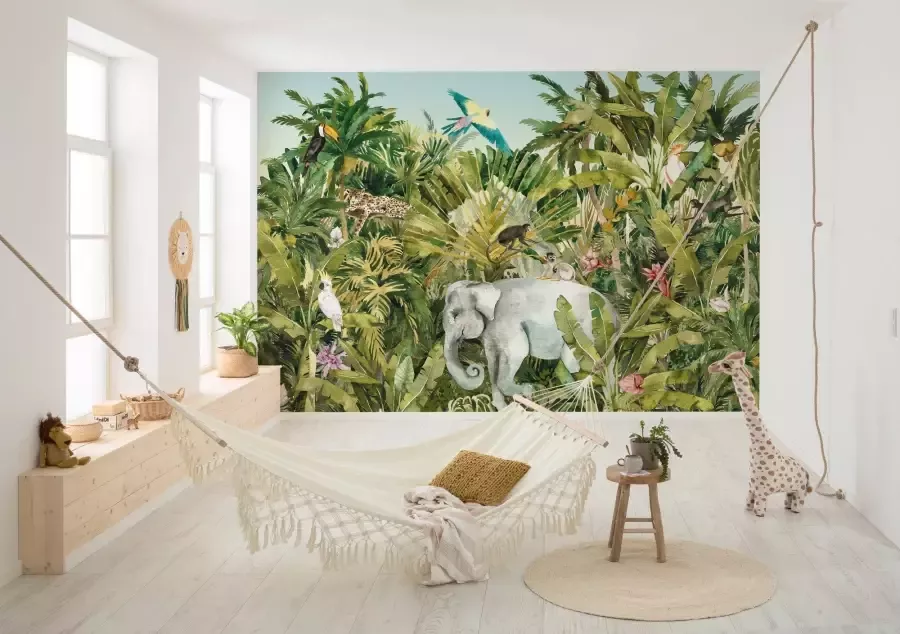 Komar Vliesbehang Jungle Expedition 400x280 cm (breedte x hoogte) - Foto 1