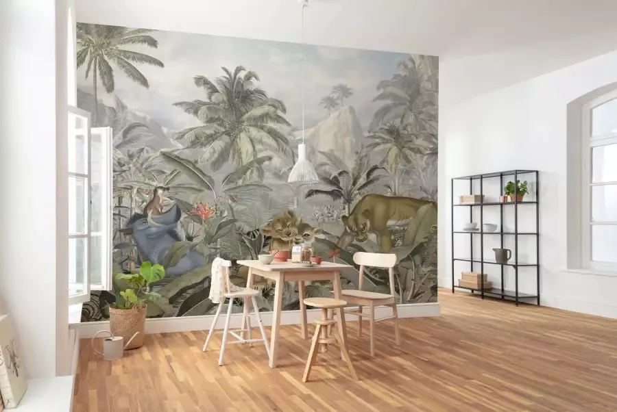 Komar Vliesbehang Digitale print vlies Lion King Mountains Afmeting 300 x 280 cm (set) - Foto 2