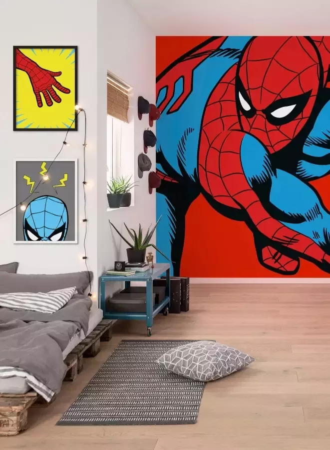 Komar Vliesbehang Marvel PowerUp Spider-Man Watchout (1 stuk) - Foto 6