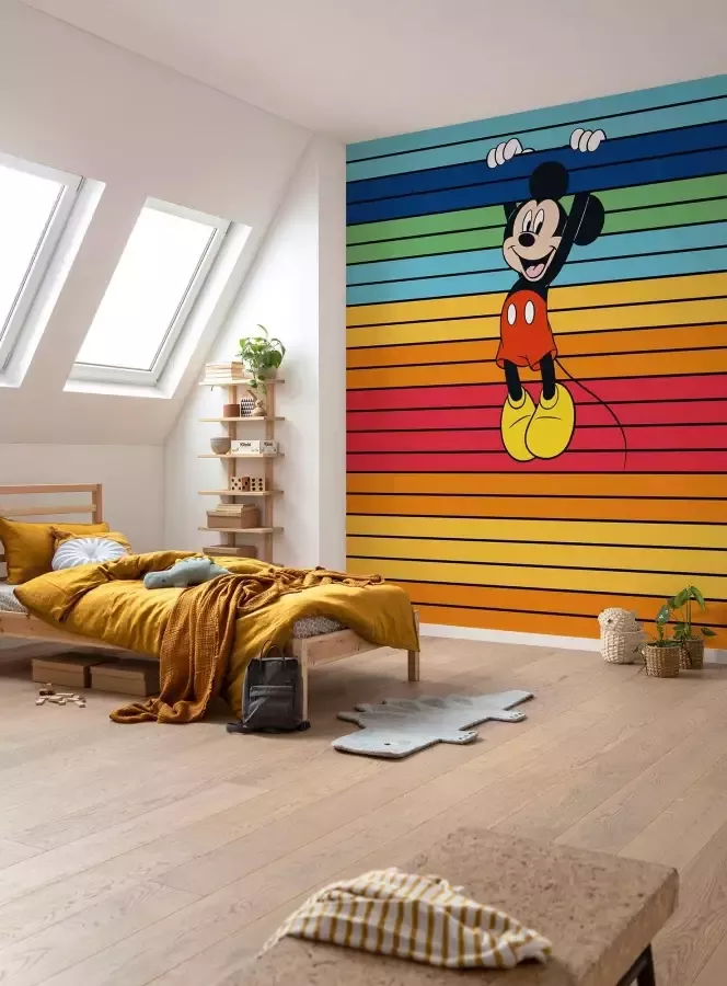 Komar Vliesbehang Mickey Magic Rainbow 300x250 cm (breedte x hoogte) (1 stuk) - Foto 6