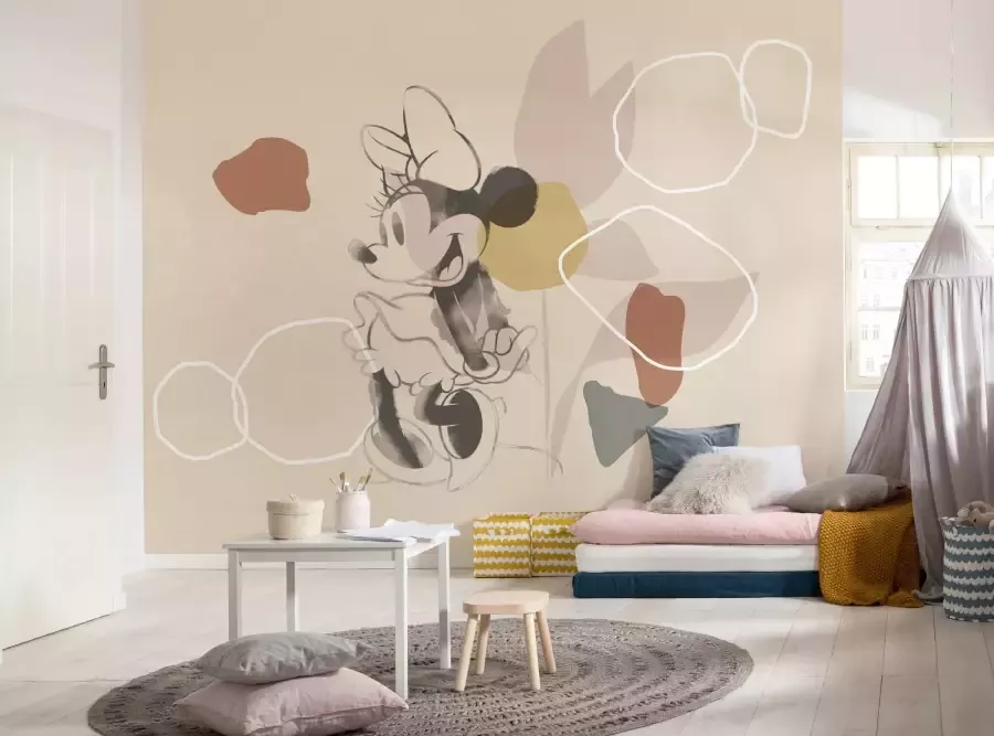 Komar Vliesbehang Minnie Soft Shapes 350x280 cm (breedte x hoogte) - Foto 2