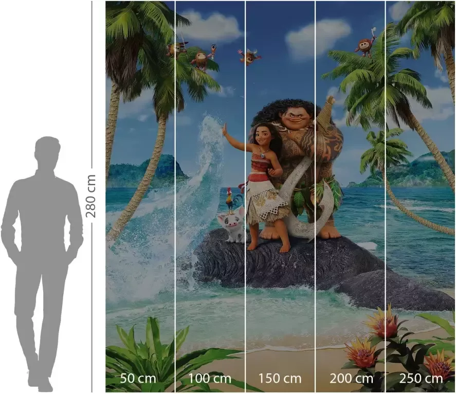 Komar Vliesbehang Moana Beach 250x280 cm (breedte x hoogte) - Foto 2