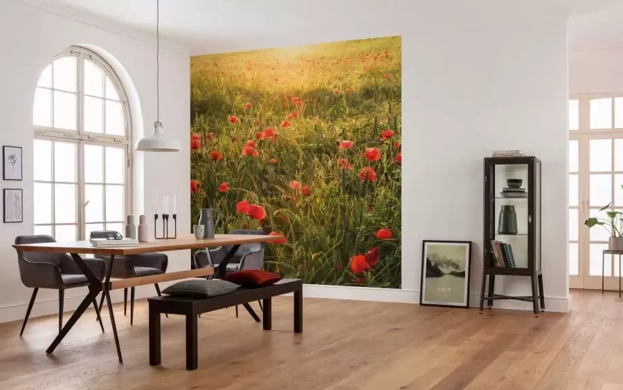 Komar Vliesbehang Digitale print vlies Poppy World Afmeting 250 x 280 cm (5 stuks) - Foto 2