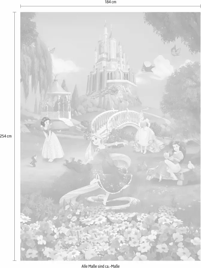 Komar Fotobehang Disney Princess Sunset Afmeting 184 x 254 cm (set) - Foto 3