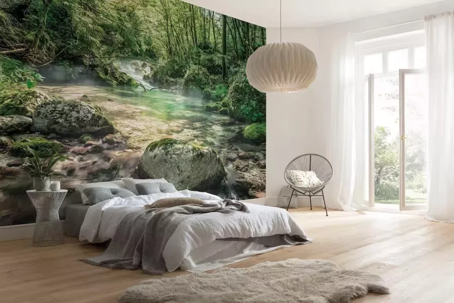 Komar Fotobehang Riverbed 368x254 cm (breedte x hoogte) inclusief pasta (1 stuk) - Foto 3