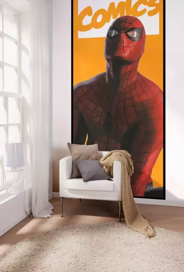 Komar Vliesbehang Spider-Man Comic 100x250 cm (breedte x hoogte) - Foto 2