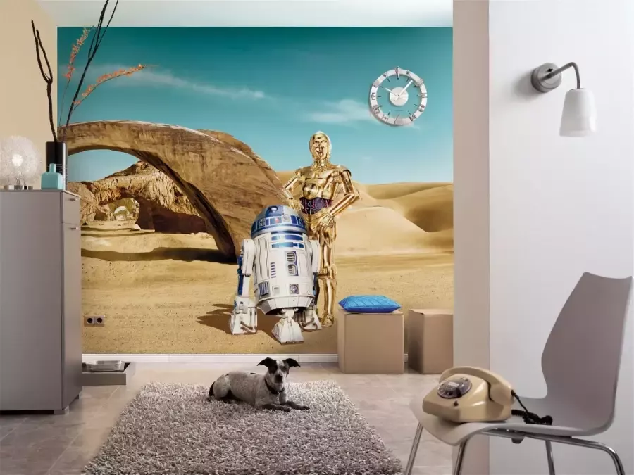 Komar Fotobehang Star Wars Lost Droids 368x254 cm (breedte x hoogte) inclusief pasta (set) - Foto 2