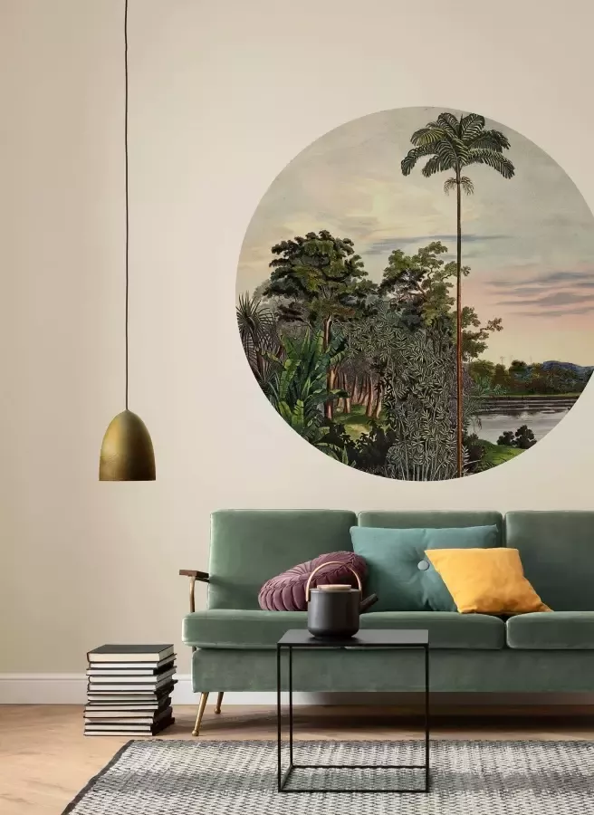Komar Fotobehang Zelfklevend vlies Vintage Landscape Afmeting 125 x 125 cm (1 stuk) - Foto 3