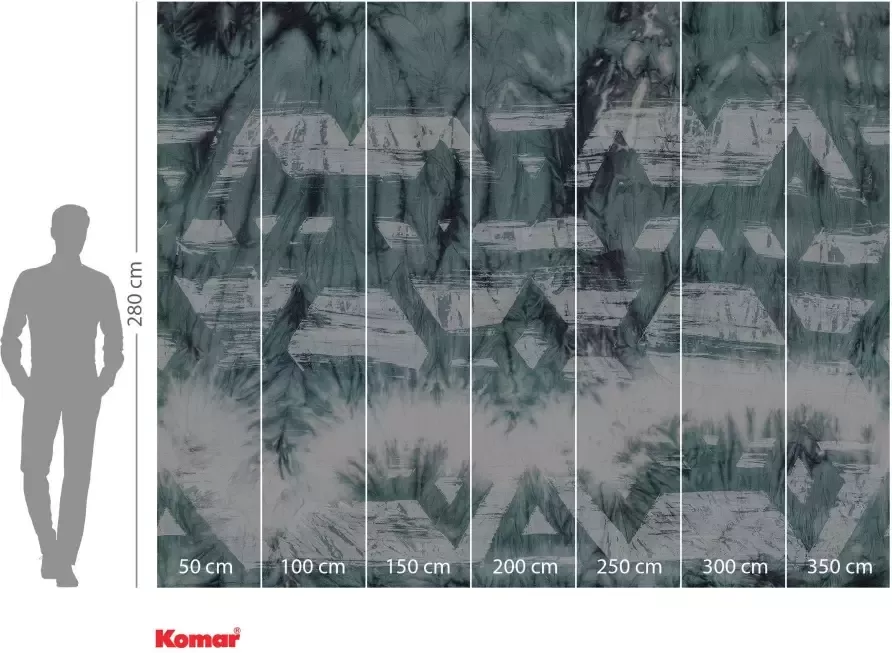 Komar Vliesbehang Digitale print vlies Tribal Dye Afmeting 350 x 280 cm - Foto 2
