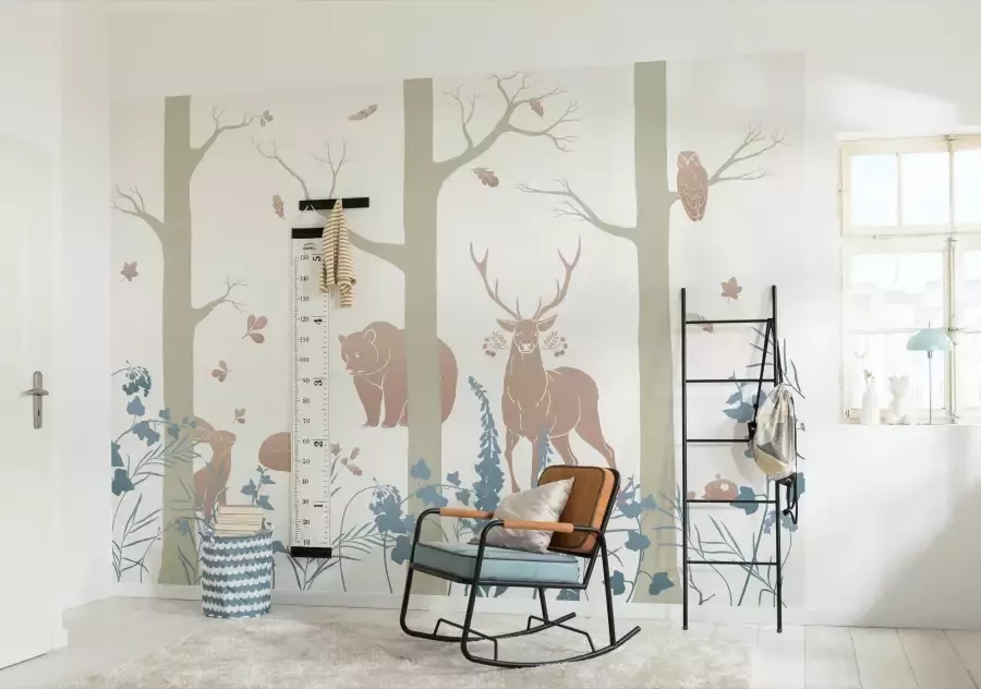 Komar Vliesbehang Vliestapete Forest Animals 400x280 cm (breedte x hoogte) - Foto 2