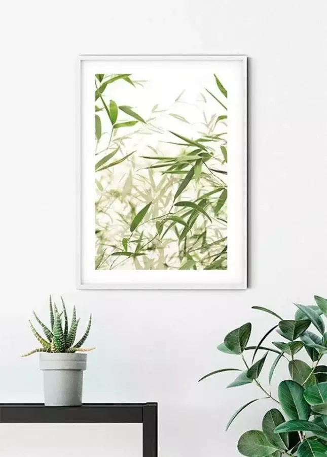 Komar Poster Bamboe Leaves Kinderkamer slaapkamer woonkamer - Foto 3