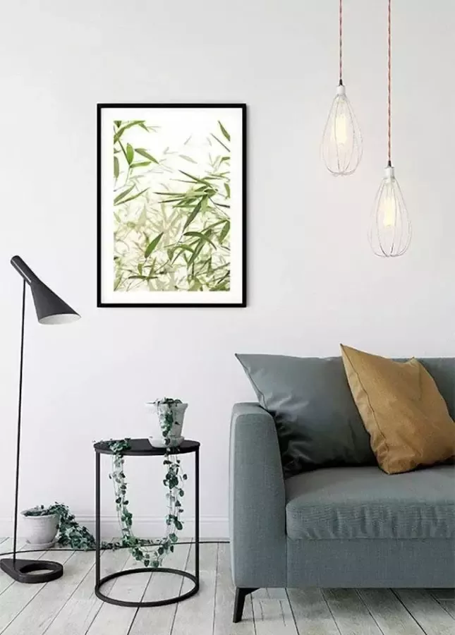 Komar Poster Bamboe Leaves Kinderkamer slaapkamer woonkamer - Foto 5