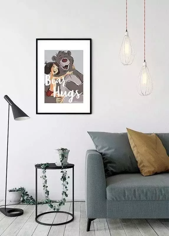 Komar Poster Bear Hug Kinderkamer slaapkamer woonkamer - Foto 4