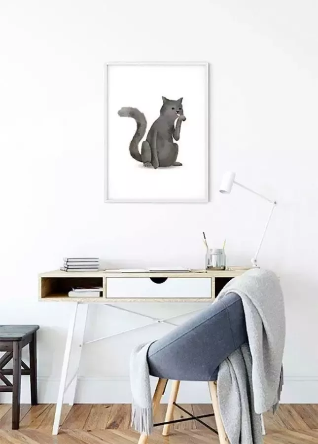Komar Poster Cute animal CAT Kinderkamer slaapkamer woonkamer - Foto 6
