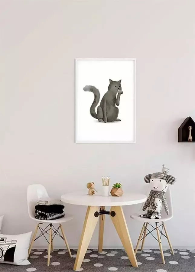 Komar Poster Cute animal CAT Kinderkamer slaapkamer woonkamer - Foto 4