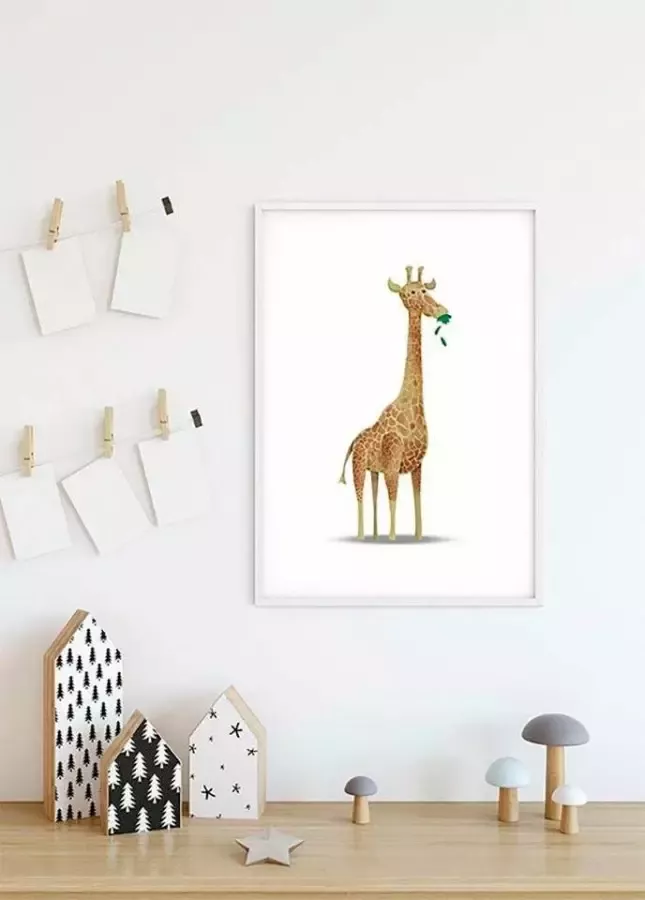 Komar Poster Cute animal giraf Kinderkamer slaapkamer woonkamer - Foto 3