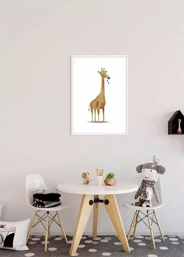Komar Poster Cute animal giraf Kinderkamer slaapkamer woonkamer - Foto 4