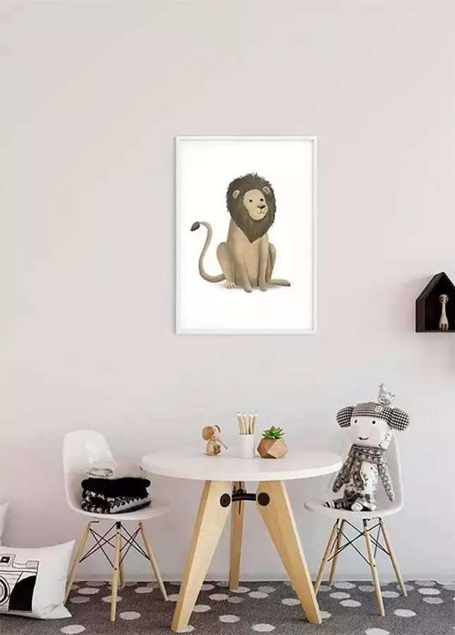 Komar Poster Cute animal Lion Kinderkamer slaapkamer woonkamer - Foto 5